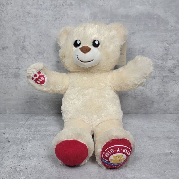 Build-A-Bear Other - NWT‎ Build A Bear plush 16" National Teddy Bear Day 2019 White BABW New